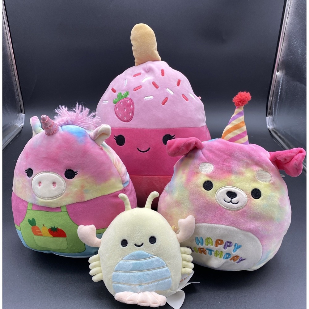 Rare squishmallow‎ Lot of 4 Mint Condition